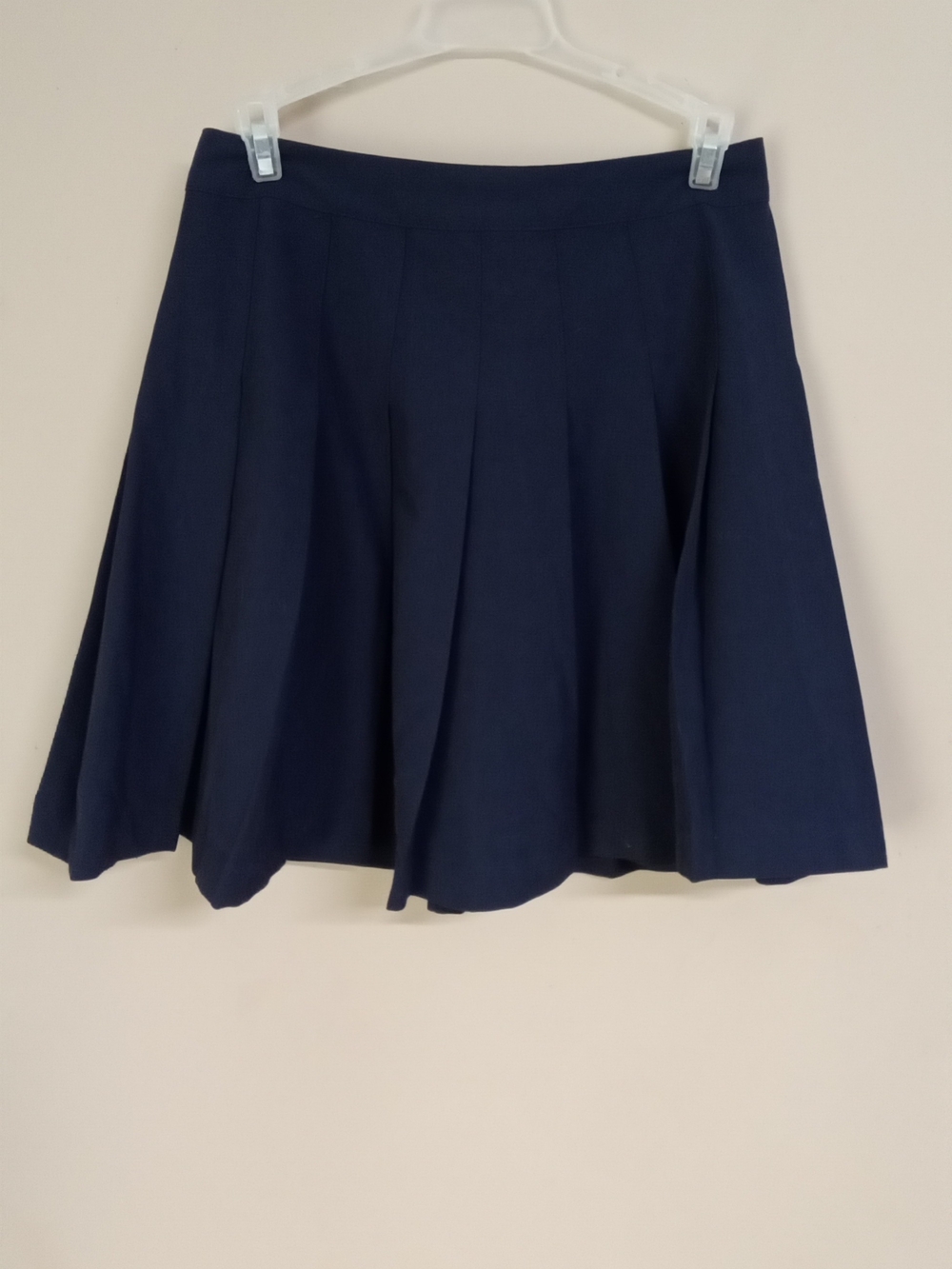 Princess Highway Navy Pleated Skater Skirt